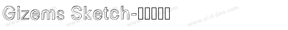 Gizems Sketch字体转换